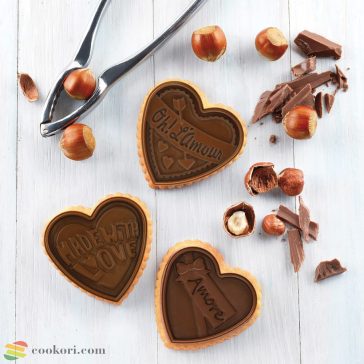   Silikomart "Love slim" csokiskeksz készítő készlet