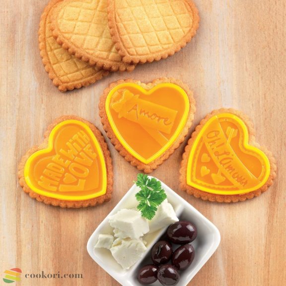 Silikomart "Love slim" csokiskeksz készítő készlet Silikomart "Love slim" csokiskeksz készítő készlet