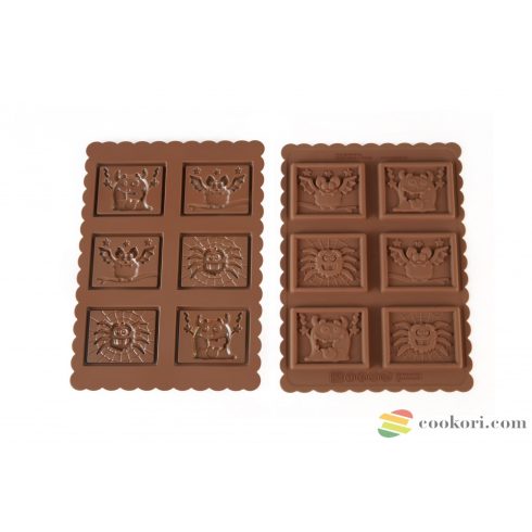 Silikomart CKC 12 Cookie Monsters-silicone mould