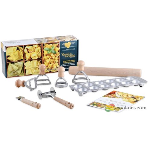 Eppicotispai Ravioli és tortellini készítő készlet, 8db-os