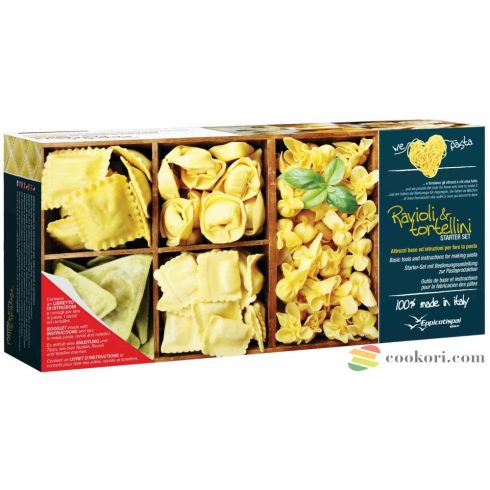Eppicotispai Ravioli és tortellini készítő készlet, 8db-os