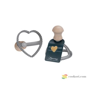 Eppicotispai Ravioli, derelye kiszúró, szív 8,5cm