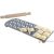 Eppicotispai Aluminium Ravioli mould 24 round  with rolling pin