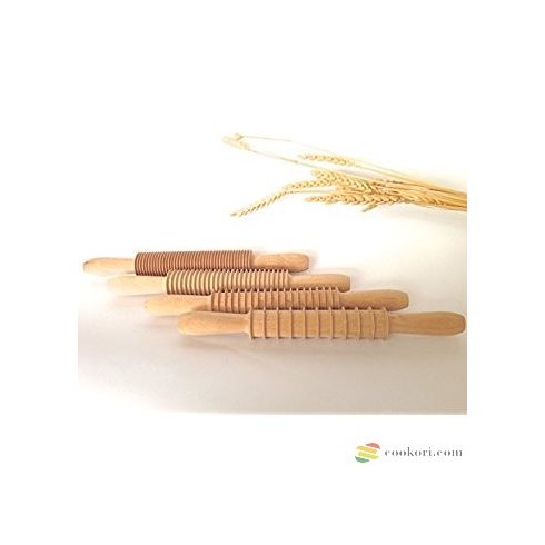 Beechwood fetuccine cutter rolling pin
