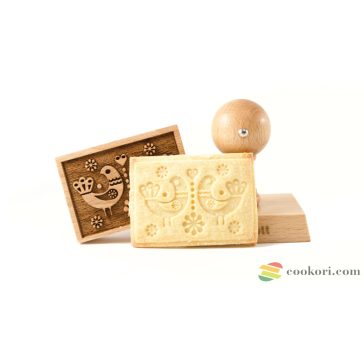 FolkRoll Népies galamb mintás pecsét, 7x5cm