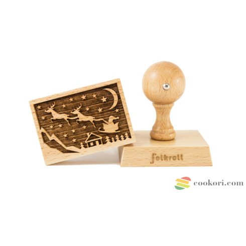 Folkroll Santas slight stamp