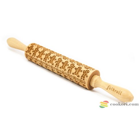 FolkRoll Mézike mintás nyújtó M méret, 37cm