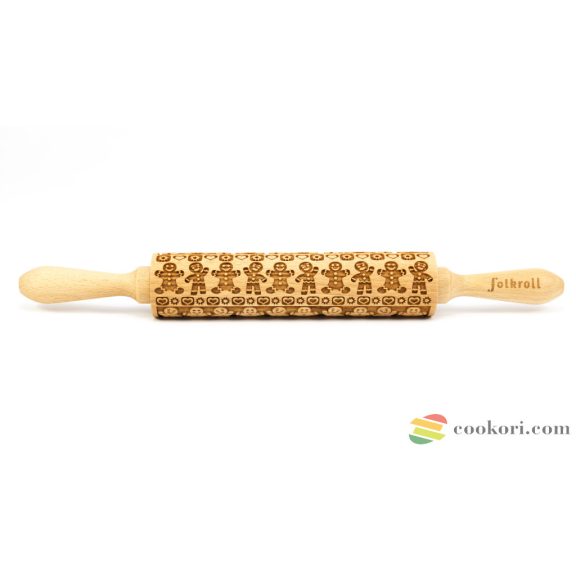 FolkRoll Mézike mintás nyújtó M méret, 37cm