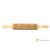 FolkRoll Medium engraved rolling pin magic-christmas