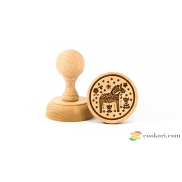 Folkroll Svéd mintás pecsét, 6cm