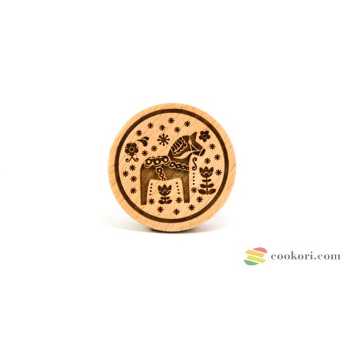 FolkRoll Engraved cookie stamp folf swedish