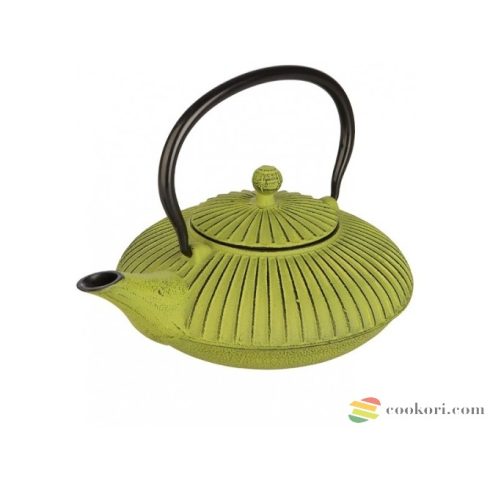 Ibili Green cast iron tea pot