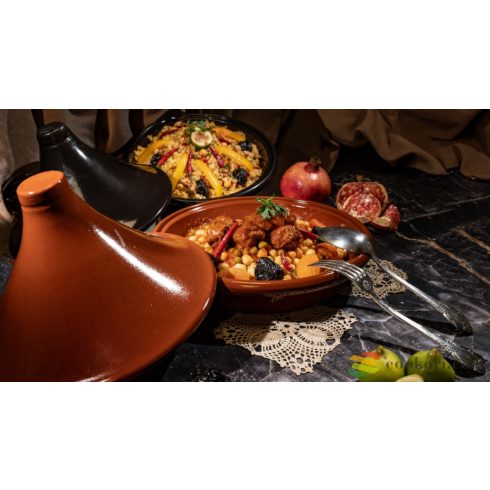 Ibili Tajine természetes mázas agyagedény, 28cm