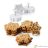 Ibili 3Snowflake shaped marker cutters