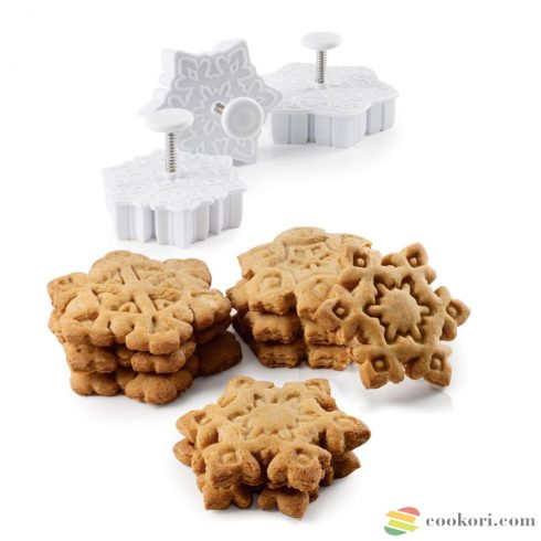 Ibili 3Snowflake shaped marker cutters