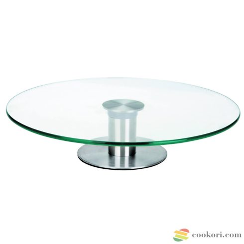 Ibili Revolving cake stand (glass and steel)