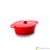 Ibili Oval casserole red 27x21cm