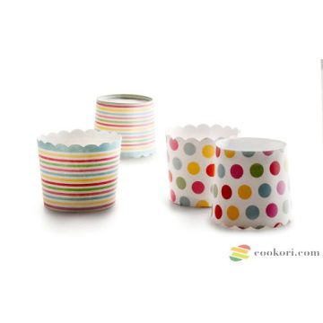Ibili Round-colors baking cups