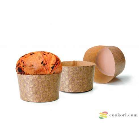 Ibili Disponsable panettone moulds 500gr 5 pc