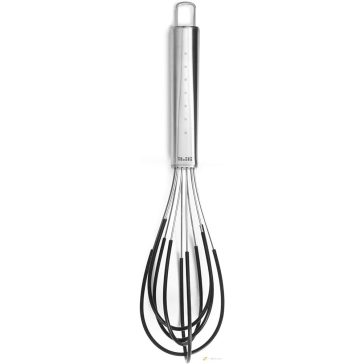 Ibili Szilikonos habverő inox, 28cm