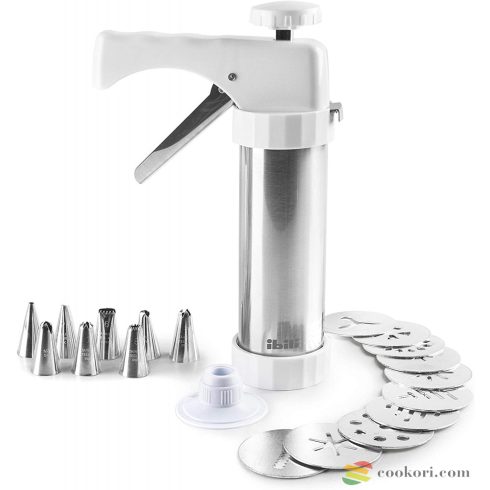 Ibili Keksz, linzer, churros készítő és dísztíő készlet (10+8)