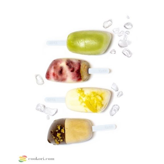 Ibili Mini jégkrém készítő, 2db-os+ 12 pálcika Ibili Mini jégkrém készítő, 2db-os+ 12 pálcika