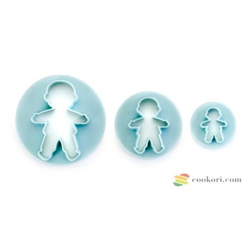 Ibili Set 3 cookie cutter boy