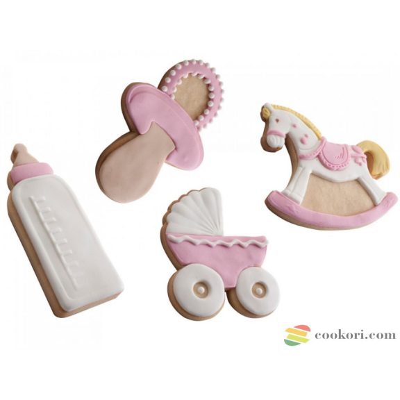 Ibili Baby 3D kiszúró készlet, 4db-os Ibili Baby 3D kiszúró készlet, 4db-os