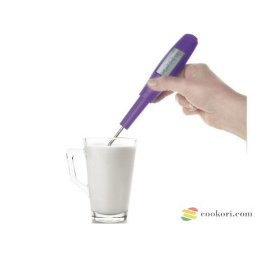 Digitális étel hőmérő készlet, kanállal, spatulával
