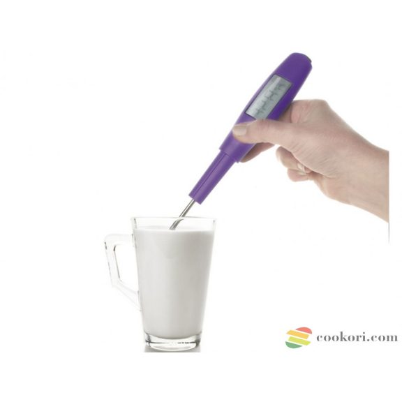 Digitális étel hőmérő készlet, kanállal, spatulával Digitális étel hőmérő készlet, kanállal, spatulával