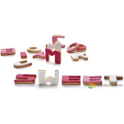 Ibili Betű kiszúró készlet rugós, 26db-os