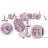 Ibili Cookie cutters with ejector letters