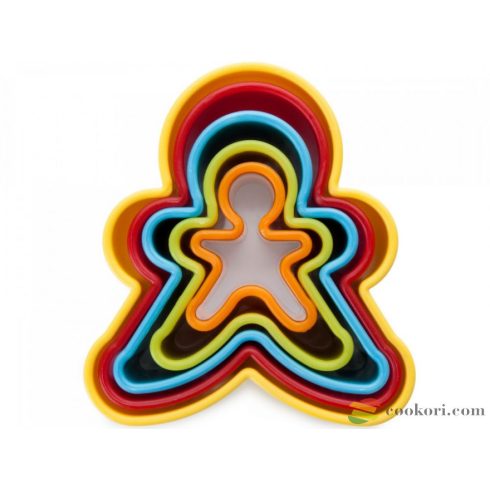 Ibili Set 5 cookie cutters ginger