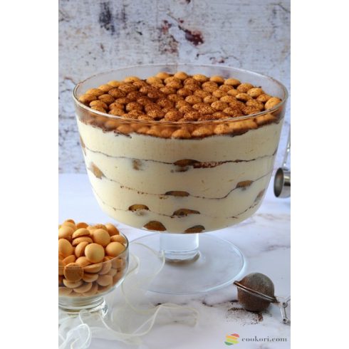 Palladio talpas üvegtál (trifle tál)