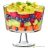 Palladio talpas üvegtál (trifle tál)
