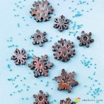   Silikomart Hópehely szilikon forma "Choco frozen" (SCG40)