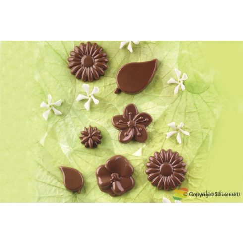 Silikomart Silicone mould Choco garden SCG44