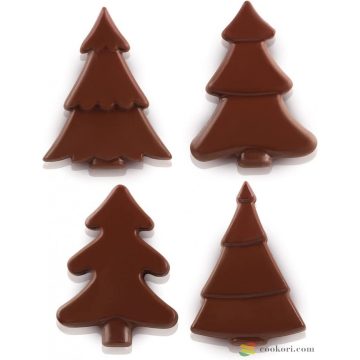 Silikomart Silikone mould 4 Choco pine