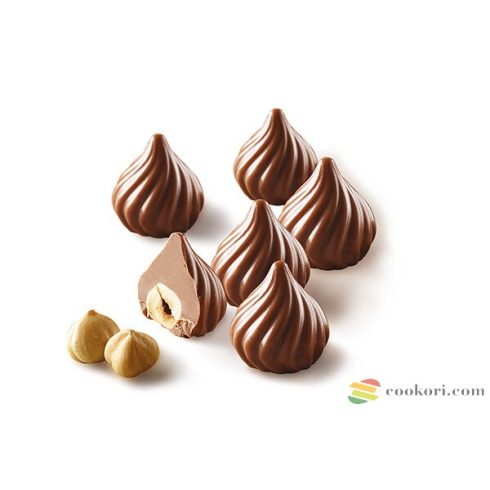 Silikomart Choco Flame 3D praliné készítő forma, szilikon 