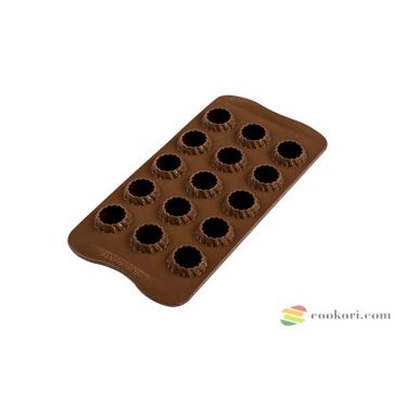   Silikomart "Choco Flame" szilikon praliné és bonbon készítő forma (SCG47)