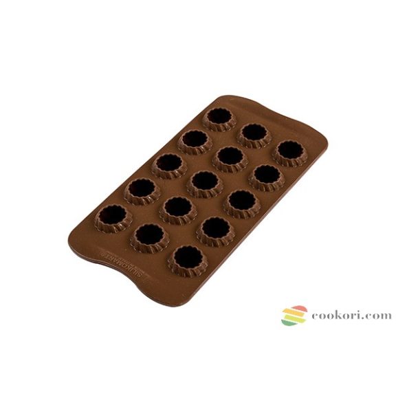 Silikomart "Choco Flame" szilikon praliné és bonbon készítő forma (SCG47)