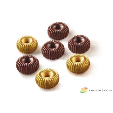   Silikomart "Choco Crown" 3D praliné készítő forma,  11db-os