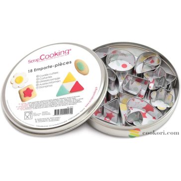  Scrapcooking Mini kiszúró készlet "deco" , 18db-os