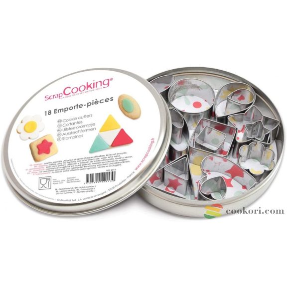 Scrapcooking Mini kiszúró készlet "deco" , 18db-os