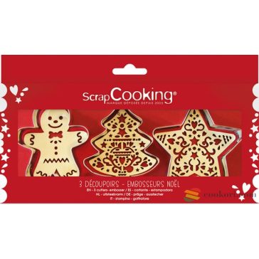 Scrapcooking Karácsonyi kiszúró és mintázó készlet
