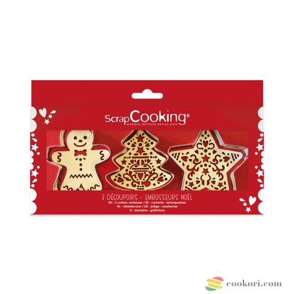 Scrapcooking Karácsonyi kiszúró és mintázó készlet