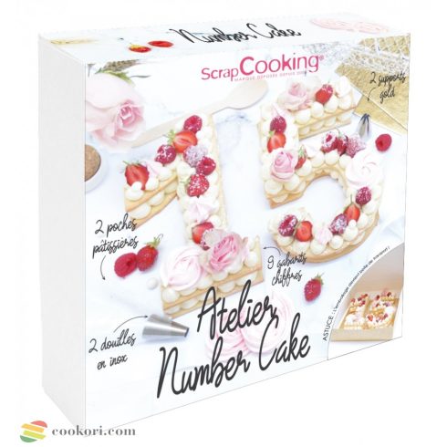 Scrapcooking Atelier number cake