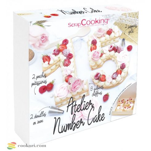 ScrapCooking "Number cake" szám torta készítő készlet