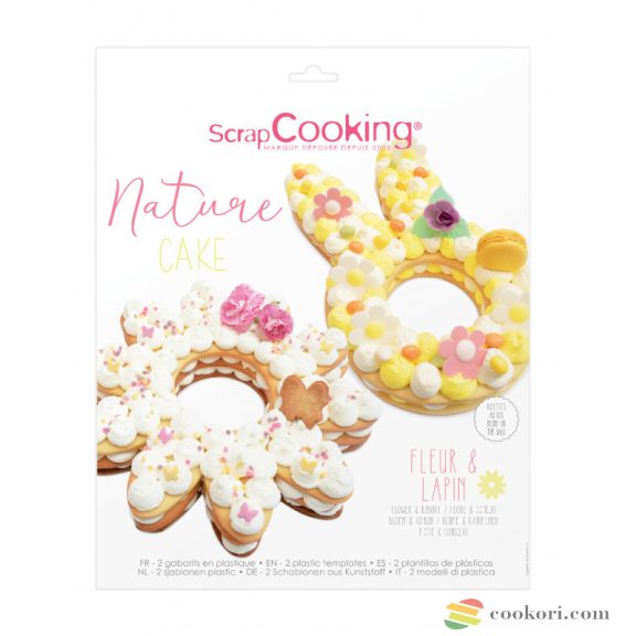 Scrapcooking Tavaszi torta sablon, 2 részes