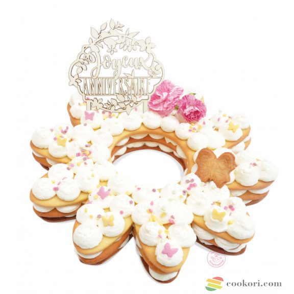 Scrapcooking Tavaszi torta sablon, 2 részes